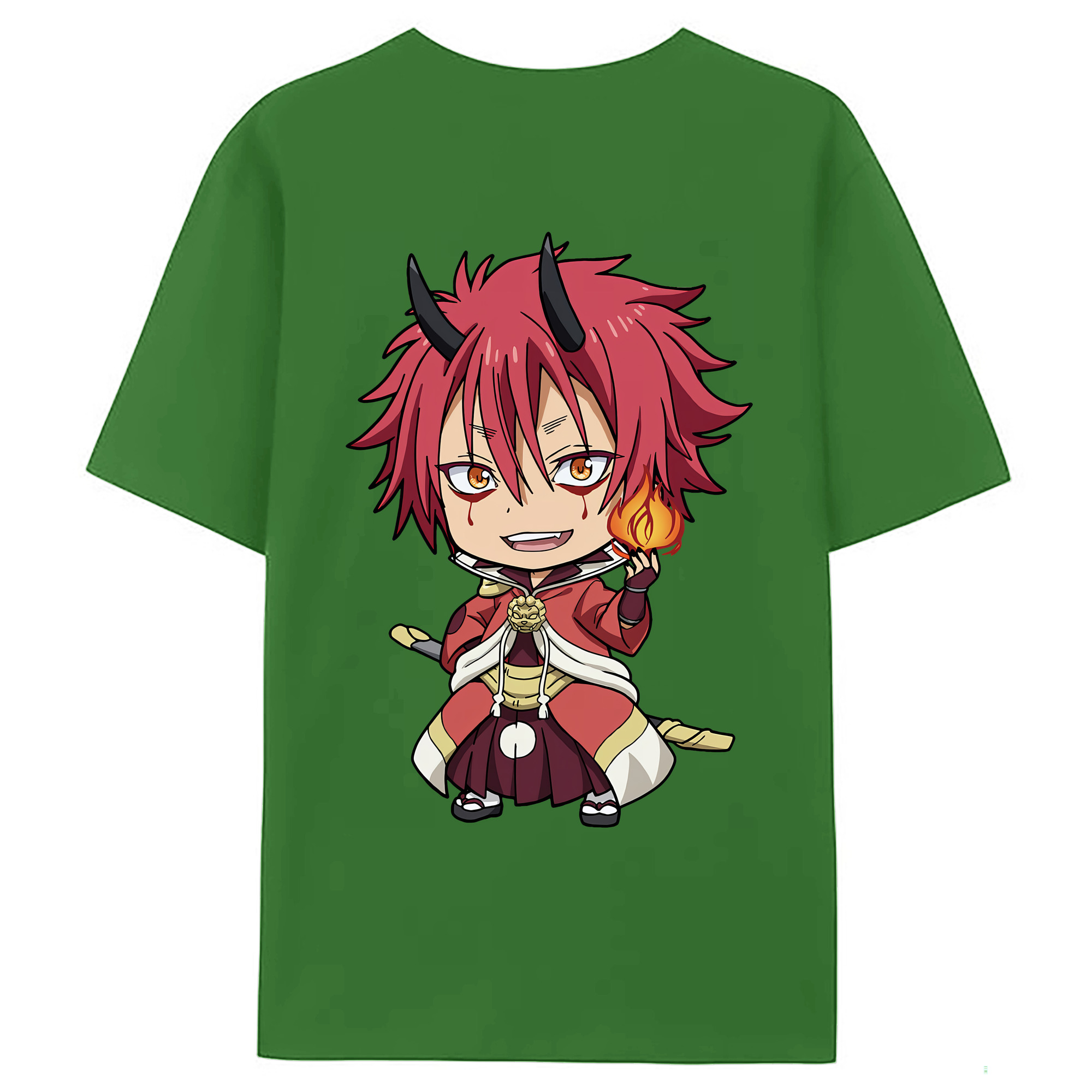 （画像用） 転スラ Regarding Reincarnated to Slime レディース半袖Tシャツ(バックプリント)